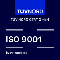 ISO 9001/27001 certification logo